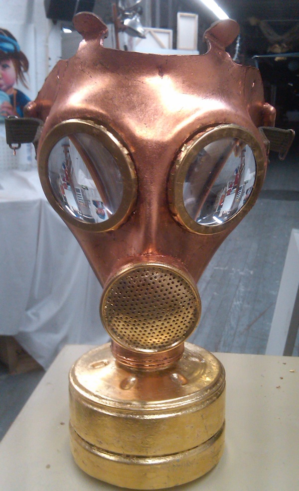 gas mask in progress